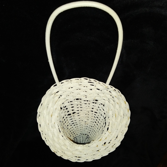 Wicker Wall Hanging Sconces - White - Picture 3 of 9